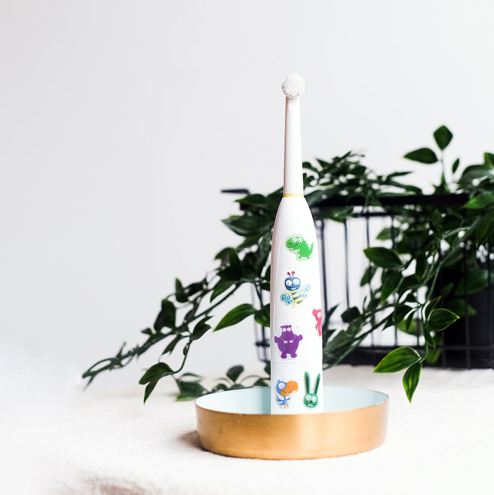 Jack N Jill Buzzy Brush Electric Musical Toothbrush with Replacement Heads 2pcs