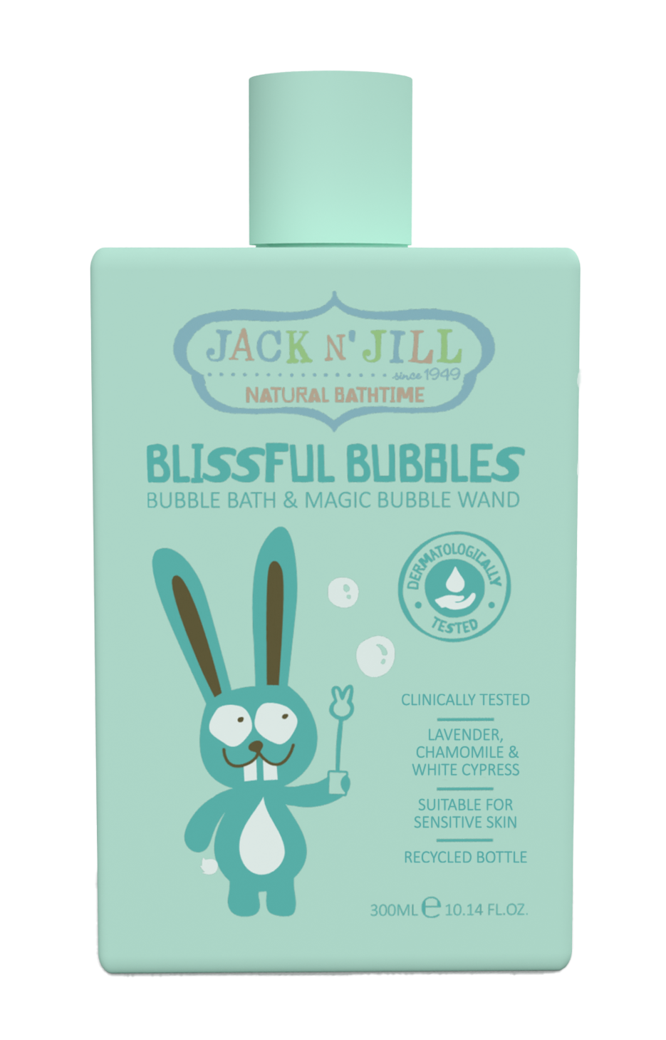 Jack N' Jill Bubble Bath with Bubble Wand - Natural 300mL (green)