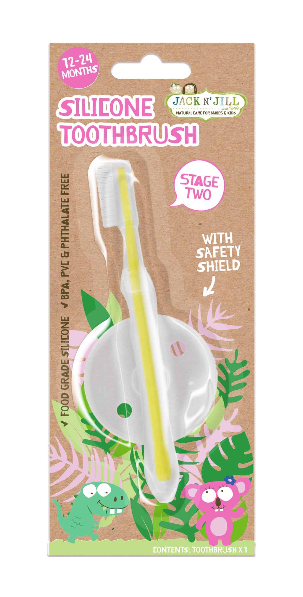 Jack N Jill Silicone Toothbrush (Stage 2)