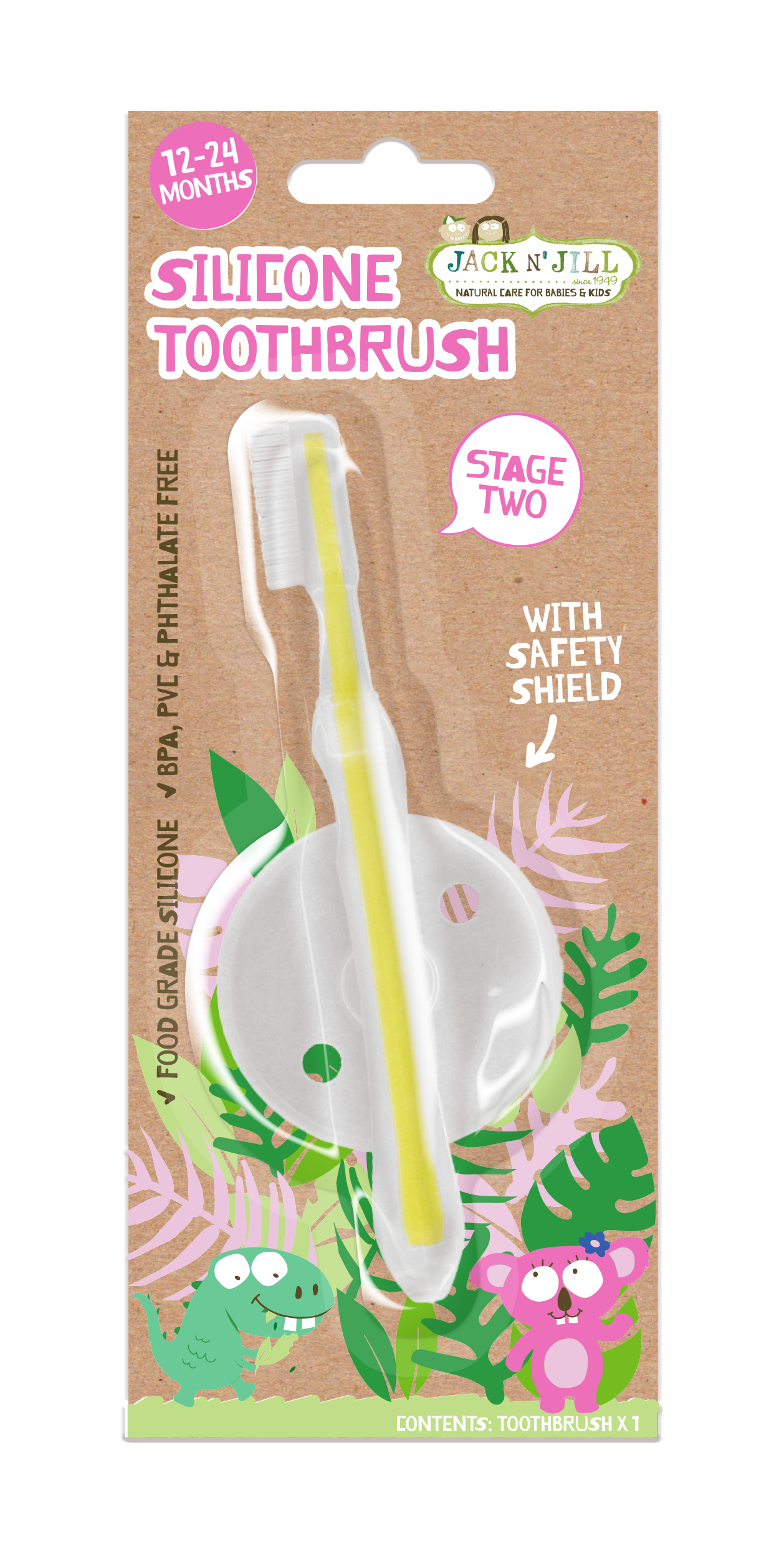 Jack N Jill Silicone Toothbrush (Stage 2)