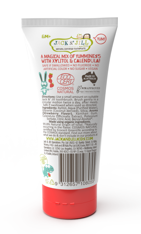 Jack N' Jill Mega Berry Natural Toothpaste 200g