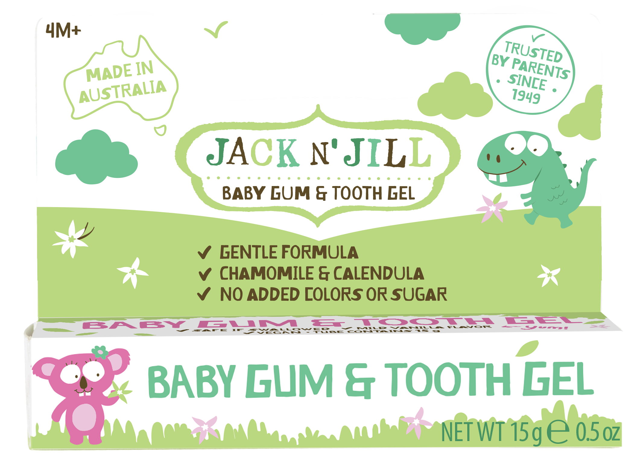 Jack N' Jill Natural Teething Gel 15g