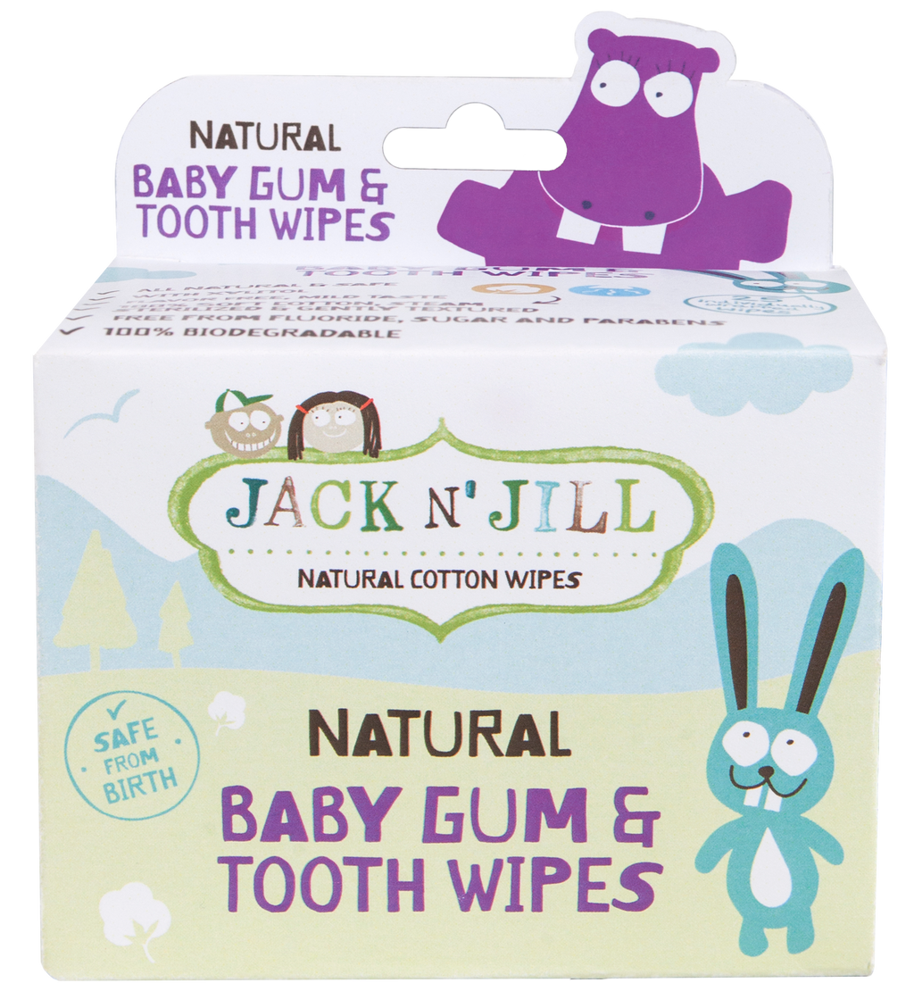 Jack N' Jill Baby Gum & Tooth Wipes 25Pack