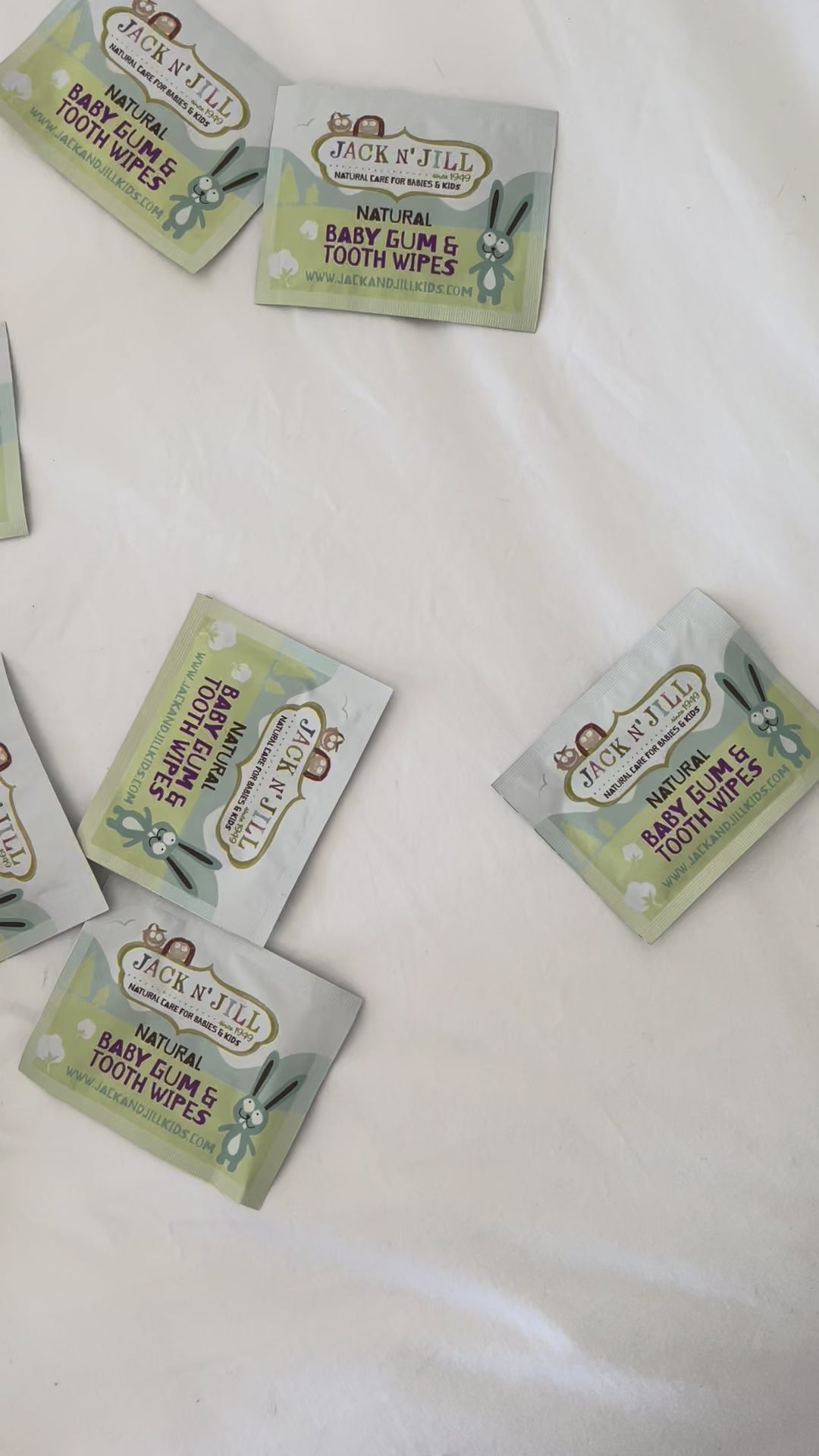 Jack N' Jill Baby Gum & Tooth Wipes 25Pack
