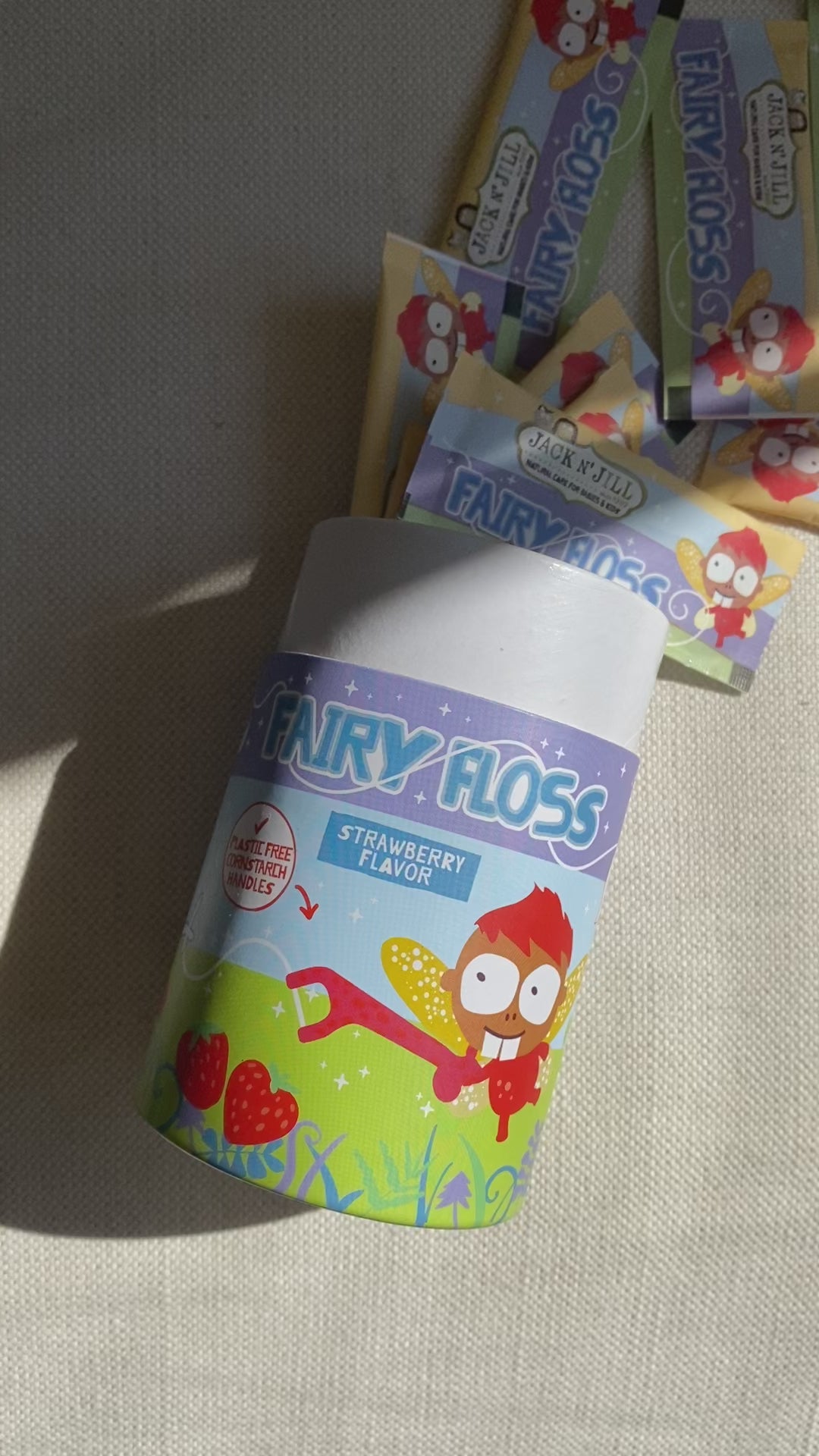 Jack N' Jill Fairy Floss Picks 30 pcs